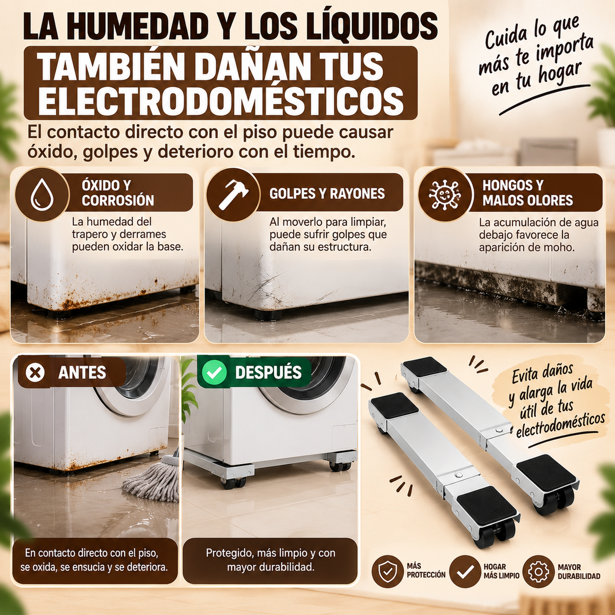 Soporte Movil para Electrodomésticos