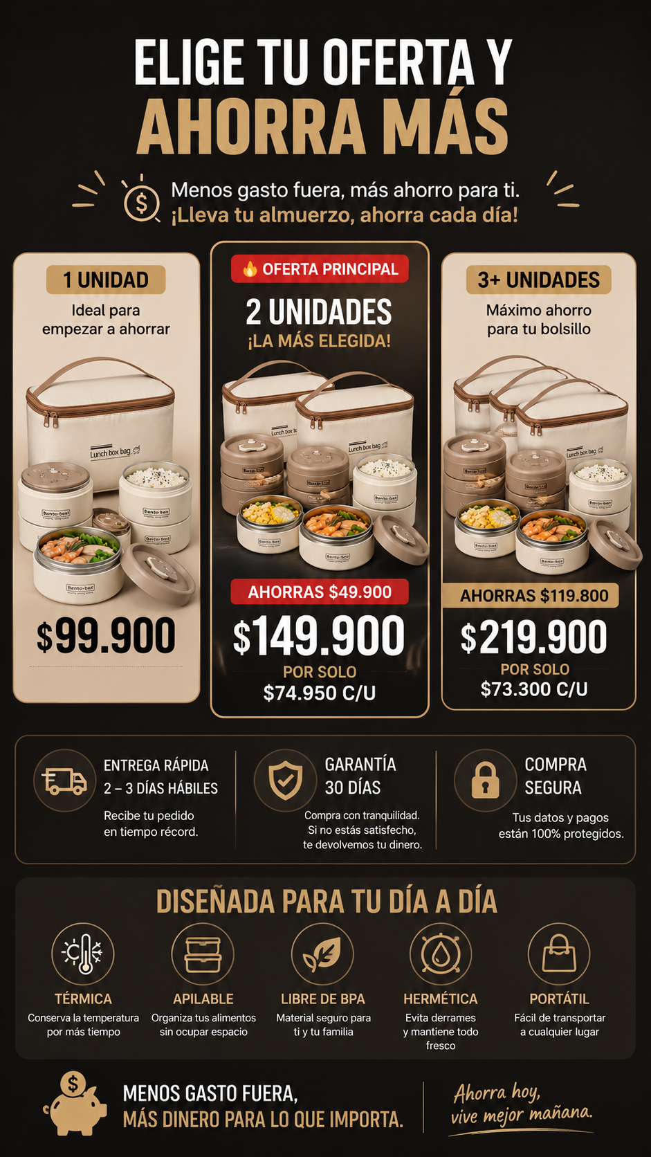 Lonchera Termica LunchGo