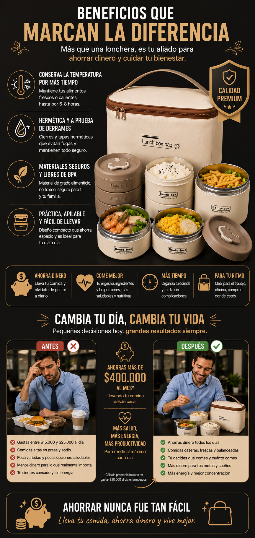 Lonchera Termica LunchGo